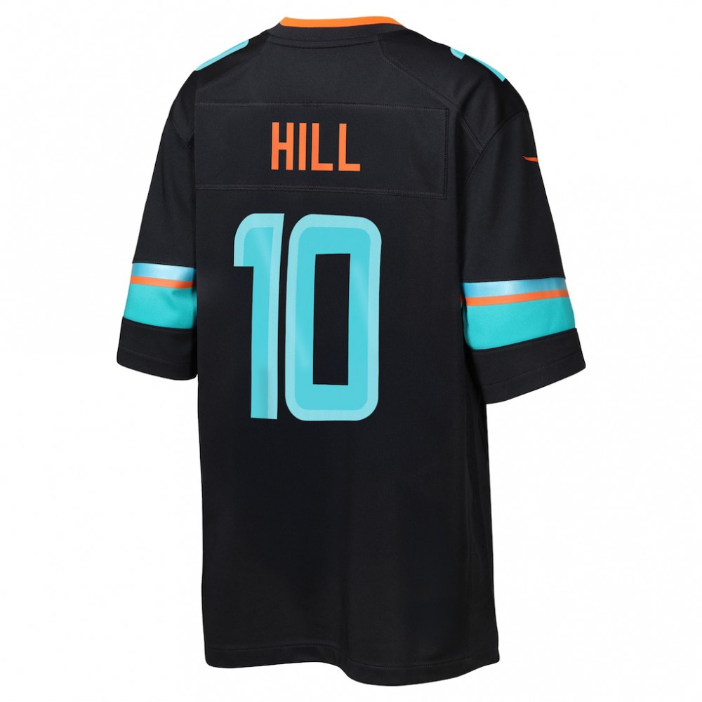 Tyreek Hill Miami Dolphins Nike Youth 2025 Rivalries Collection Game Jersey - Pitch Blue-GridironStore